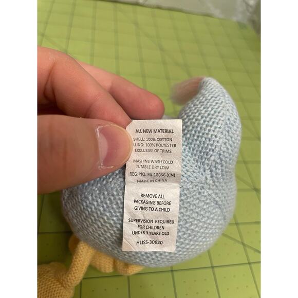 Ballerina Crotchet Plush Doll & Mudpie Bird Rattle Set Stuffed Living Textiles - Picture 8 of 8